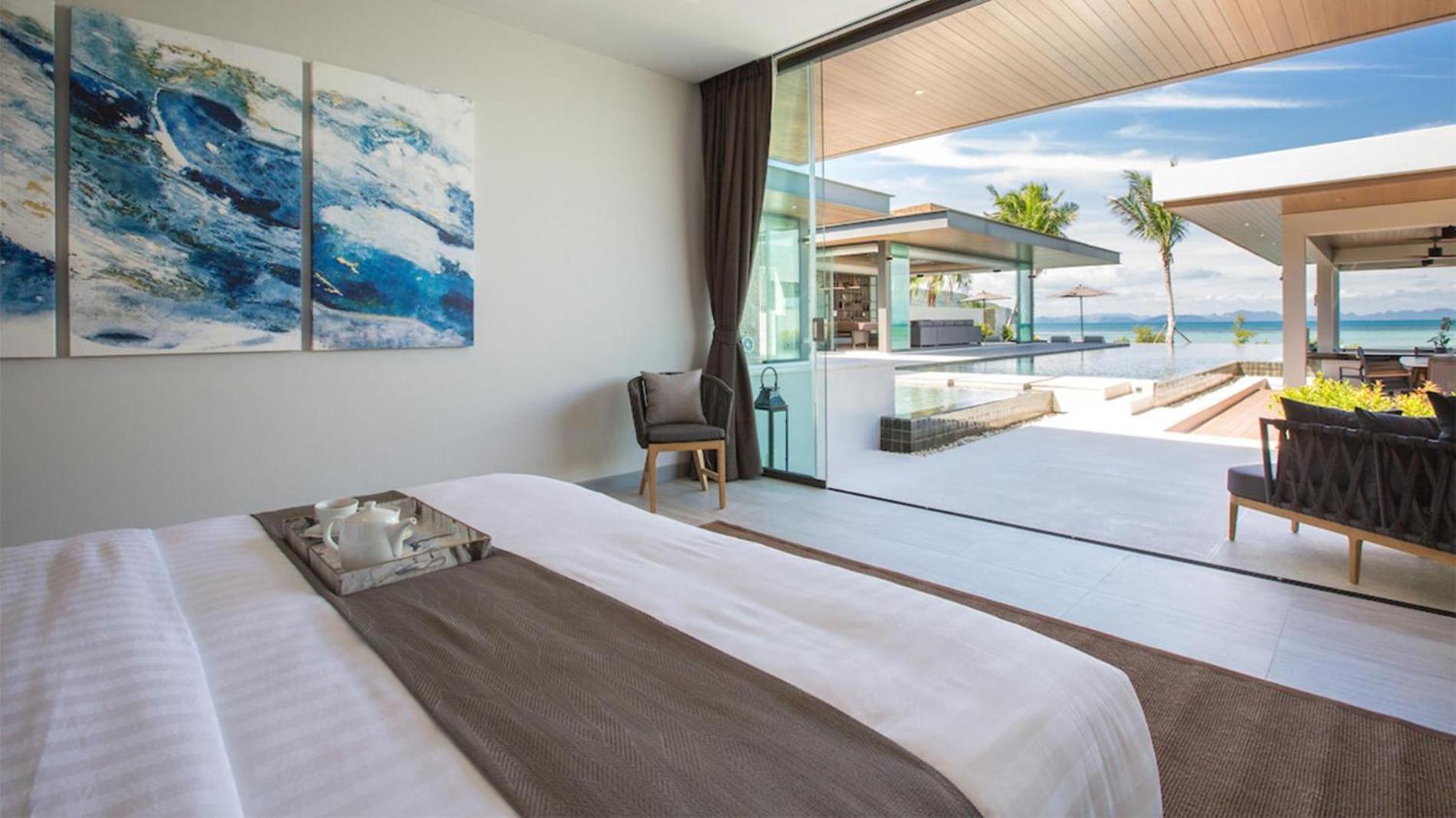 Exclusive Sea Renity A Beachfront Villa Retreat Sleeps 12 Adults And 6 Kids Laem Sor Esterno foto