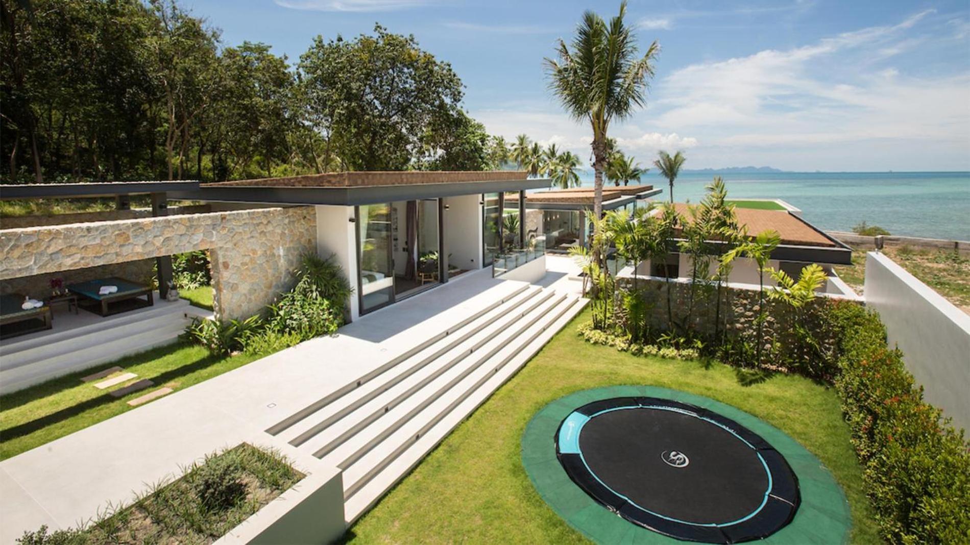 Exclusive Sea Renity A Beachfront Villa Retreat Sleeps 12 Adults And 6 Kids Laem Sor Esterno foto