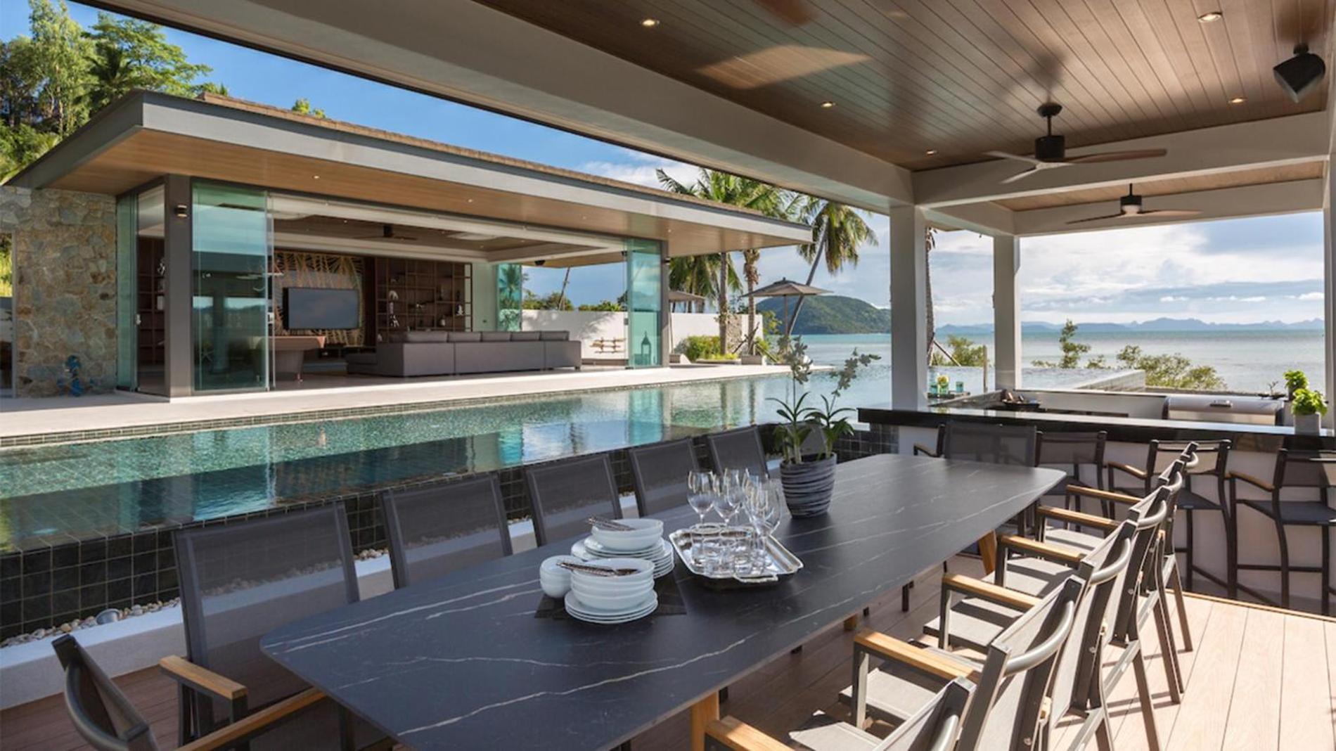 Exclusive Sea Renity A Beachfront Villa Retreat Sleeps 12 Adults And 6 Kids Laem Sor Esterno foto